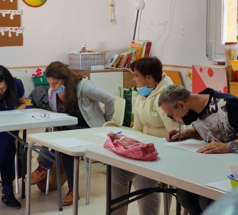 Participantes de ADSI durante una actividad