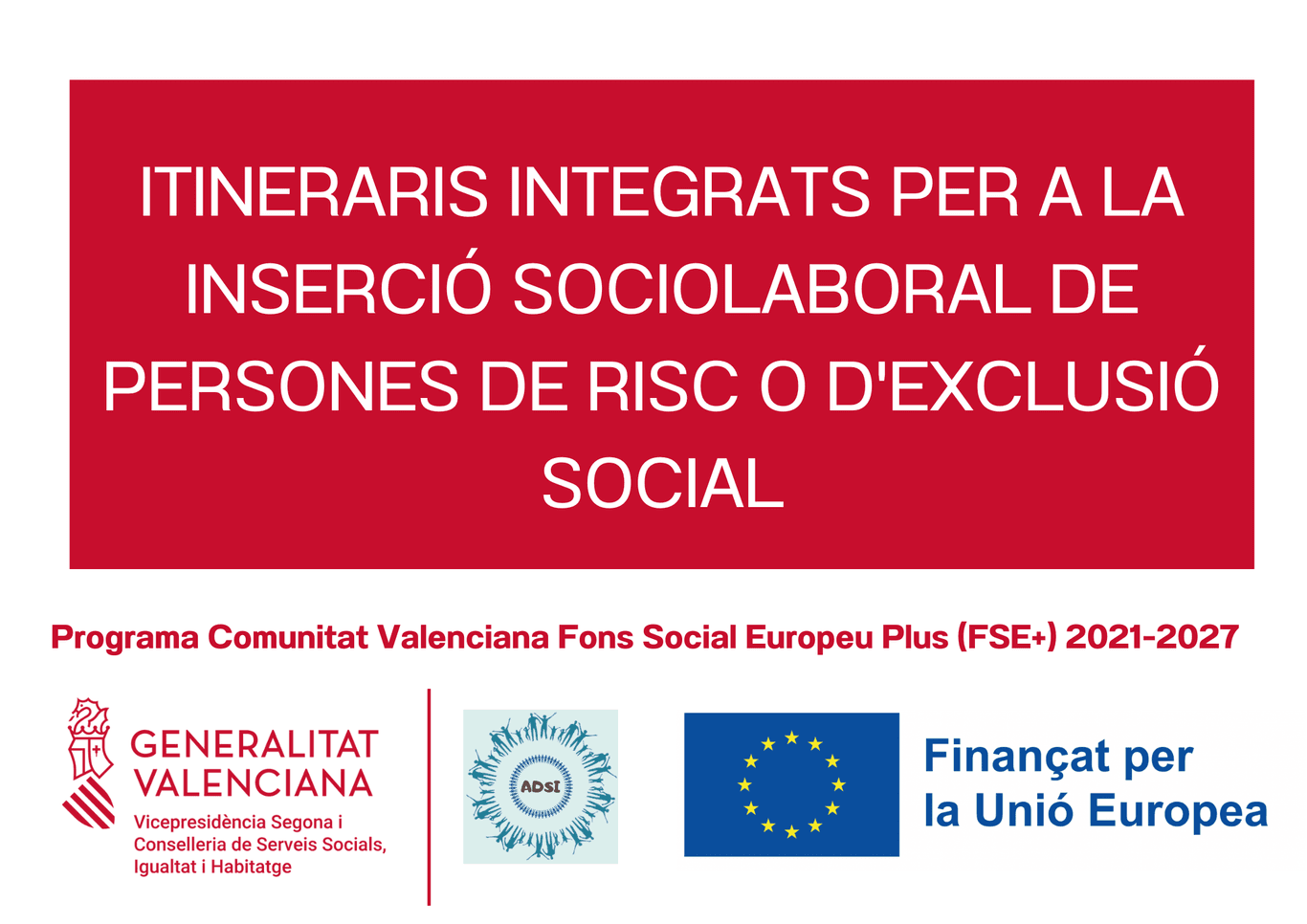 Fondos Europeos para la inserción sociolaboral